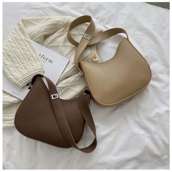 women's underarm bag winter simple trend side lock texture large capacity shoulder bag.Z0895