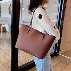 New Women's Shoulder Bags Retro Tote Bag Simple Women Handbags Temperament Large Capacity Shoulder Bag